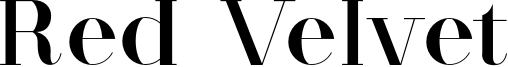 Red Velvet Font