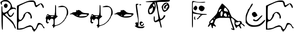Reddit Face Font