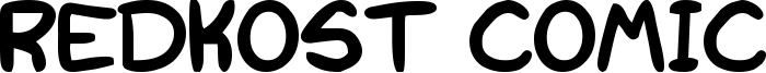 Redkost Comic Font