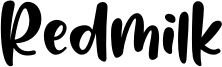 Redmilk Font