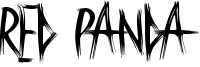 Red Panda Font