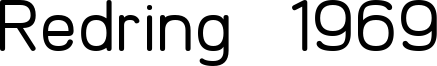 Redring 1969 Font