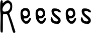 Reeses Font