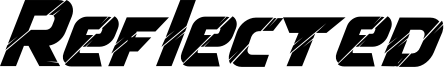 Reflected Italic.otf