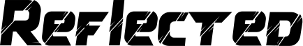 Reflected.otf
