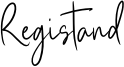 Registand Font