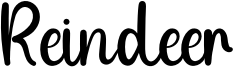 Reindeer Font