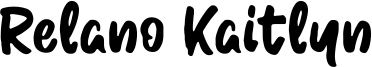 Relano Kaitlyn Font