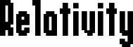 Relativity Font