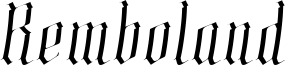 Remboland Font