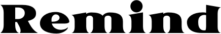 Remind Font