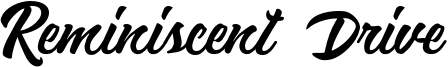 Reminiscent Drive Font