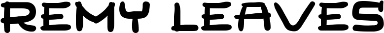 Remy Leaves Font