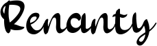 Renanty Font