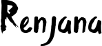 Renjana Font