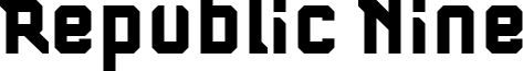 Republic Nine Font