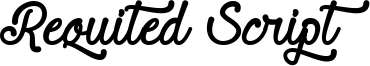Requited Script Font