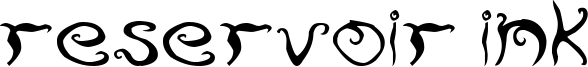 Reservoir Ink Font