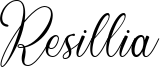 Resillia Font