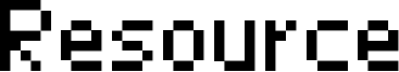 Resource Font
