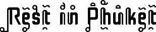 Rest in Phuket Font