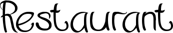Restaurant Font