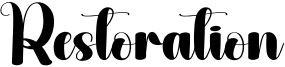 Restoration Font