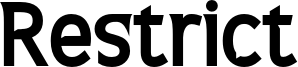 Restrict Font