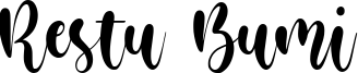 Restu Bumi Font