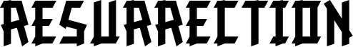 Resurrection Font