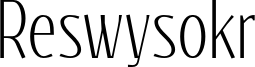 Reswysokr.otf