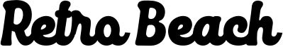 Retro Beach Font