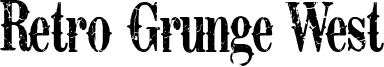 Retro Grunge West Font