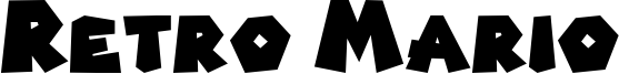 Retro Mario Font