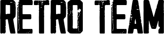Retro Team Font
