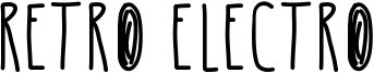 Retro Electro Font