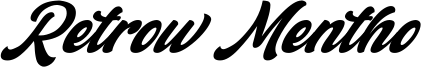 Retrow Mentho Font