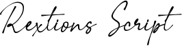 Rextions Script Font