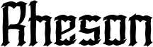 Rheson Font