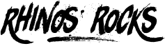 Rhinos rocks Font