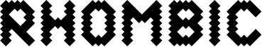 Rhombic Font