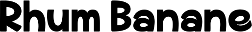 Rhum Banane Font