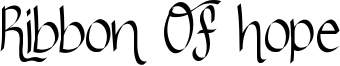 Ribbon Of hope Font