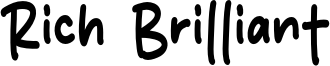 Rich Brilliant Font