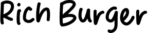 Rich Burger Font