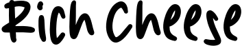 Rich Cheese Font