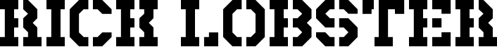 Rick Lobster Font