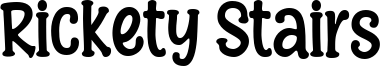 Rickety Stairs Font