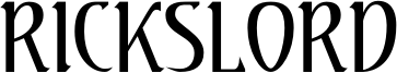 Rickslord Font