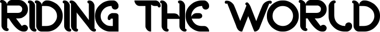 Riding The World Font